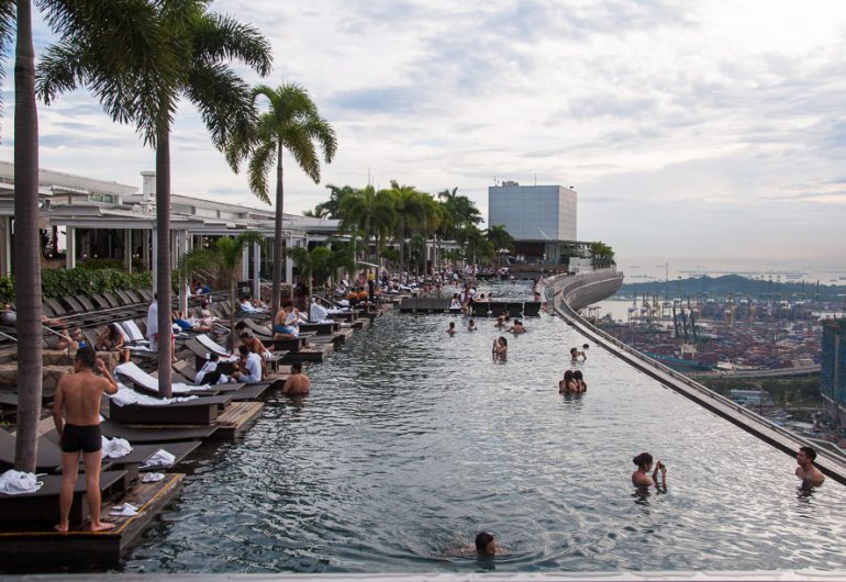 Azië Cruise -Singapore zwembad