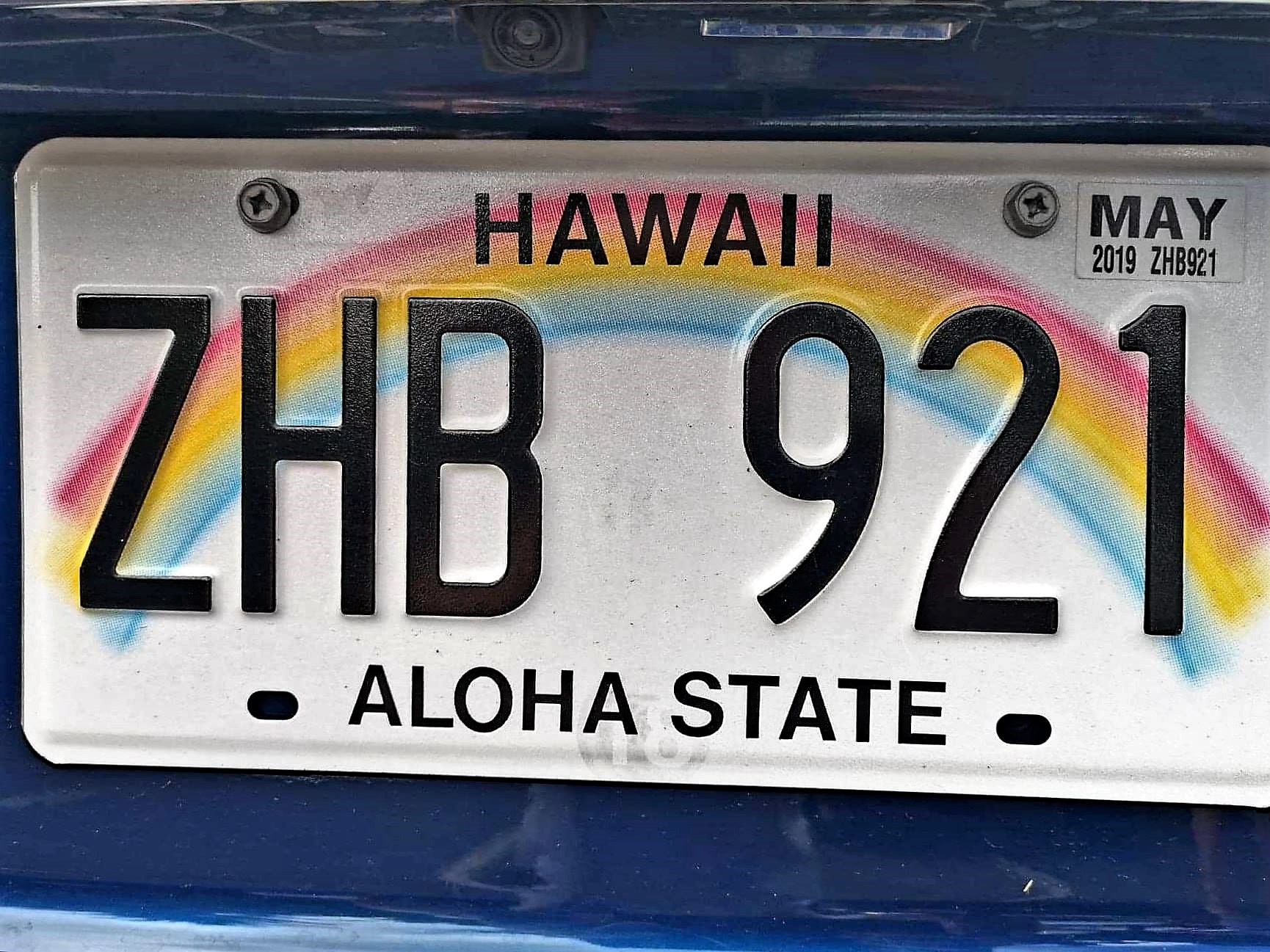 Hawaii Cruise 2022 - autonummerplaat