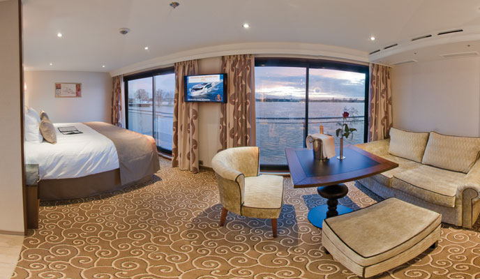 Luxe Kortbij Riviercruise 2020 - Viva Cruises - ms Inspire - suite