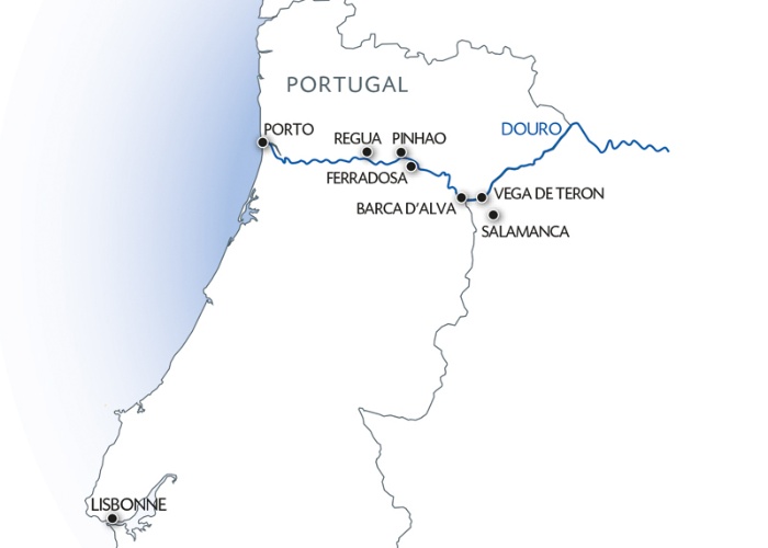 Douro Riviercruise 2023 Route