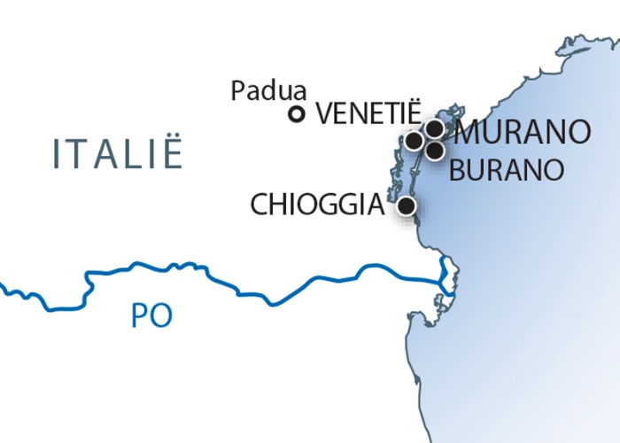 Venetië Riviercruise 2023 Route